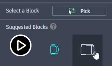 Video: Demonstration of replacement of blocks using the new Smart Blocks feature